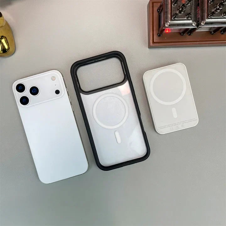 GYD Chevron Pattern MagSafe Leather Case for iPhone 13-18 Pro & Pro Max