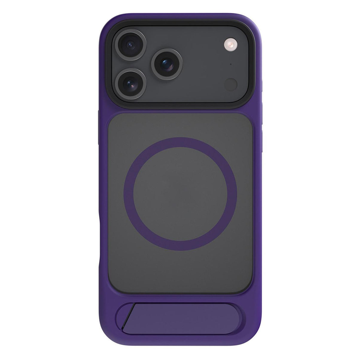 MagSafe Invisible Tilt Holder PC Hybrid TPU Case For iPhone 17 / 16 / 15 / 14