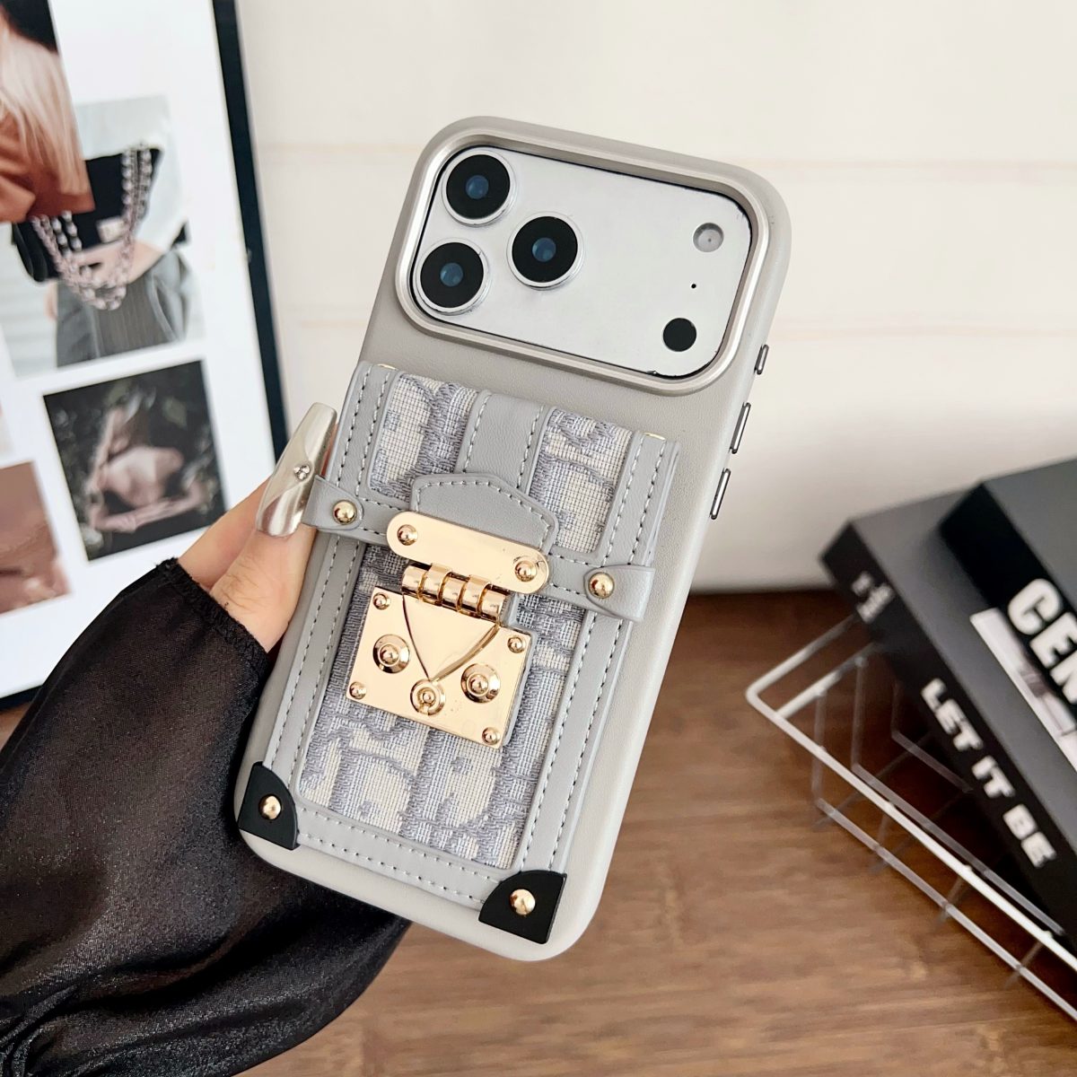Fashion Dior Crossbody Phone Case iPhone 13-17 Series