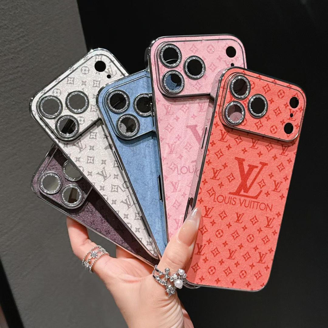 Lv Shiny Phone Case for iPhone 12-18 Pro & Pro Max