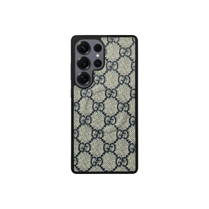 Gucci-Inspired Blue GG Supreme Monogram Case for Samsung Galaxy S Series