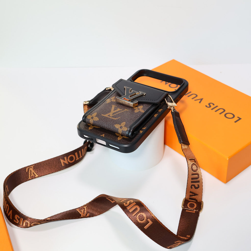 LV Crossbody Phone Case For iPhone 12-18 Pro & Pro Max