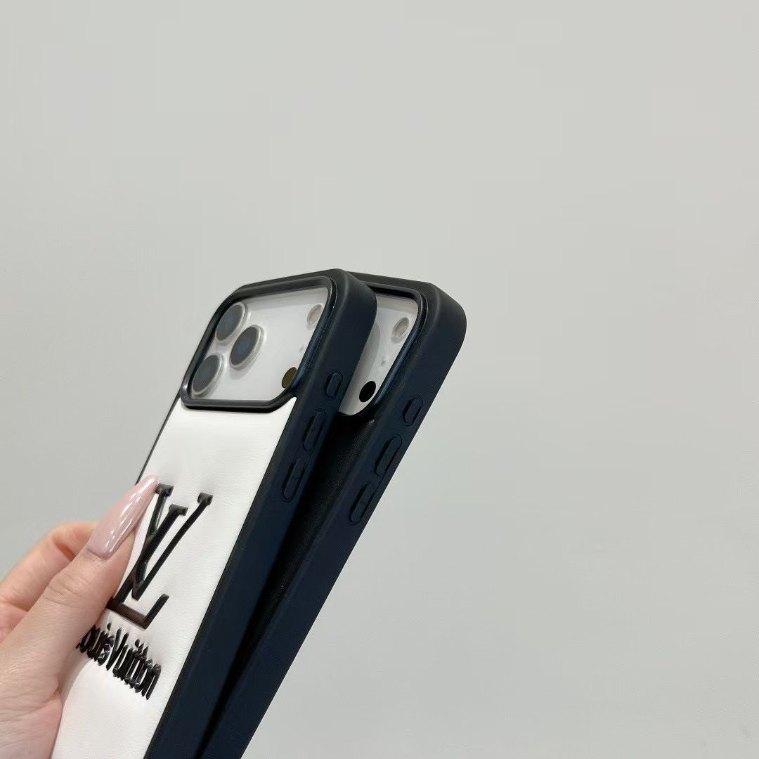 Luxury LV Leather Ultra-Slim Cover For iPhone 12-18 Pro & Pro Max