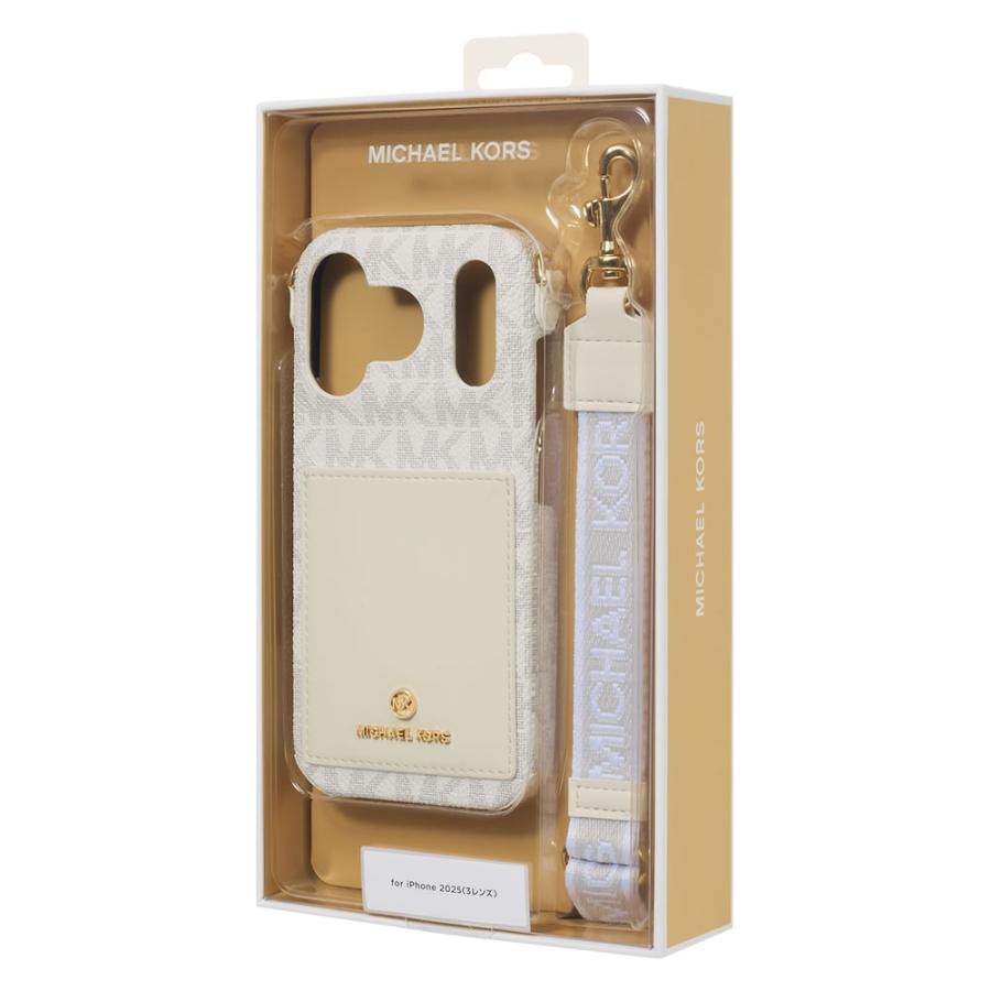 Luxury MK Wrap Case Pocket with Strap for iPhone
