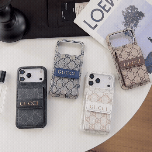 Stylish Fold Pocket Bar Designer Case - iPhone 12-18 Pro & Pro Max