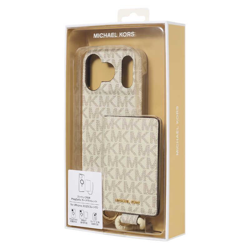 Classic MK Wrap Case Magsafe Card Wallet with Strap for iPhone