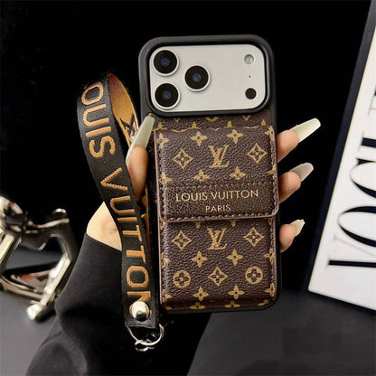 Louis Vuitton Phone case with card slot for iPhone 12-18 Pro & Pro Max