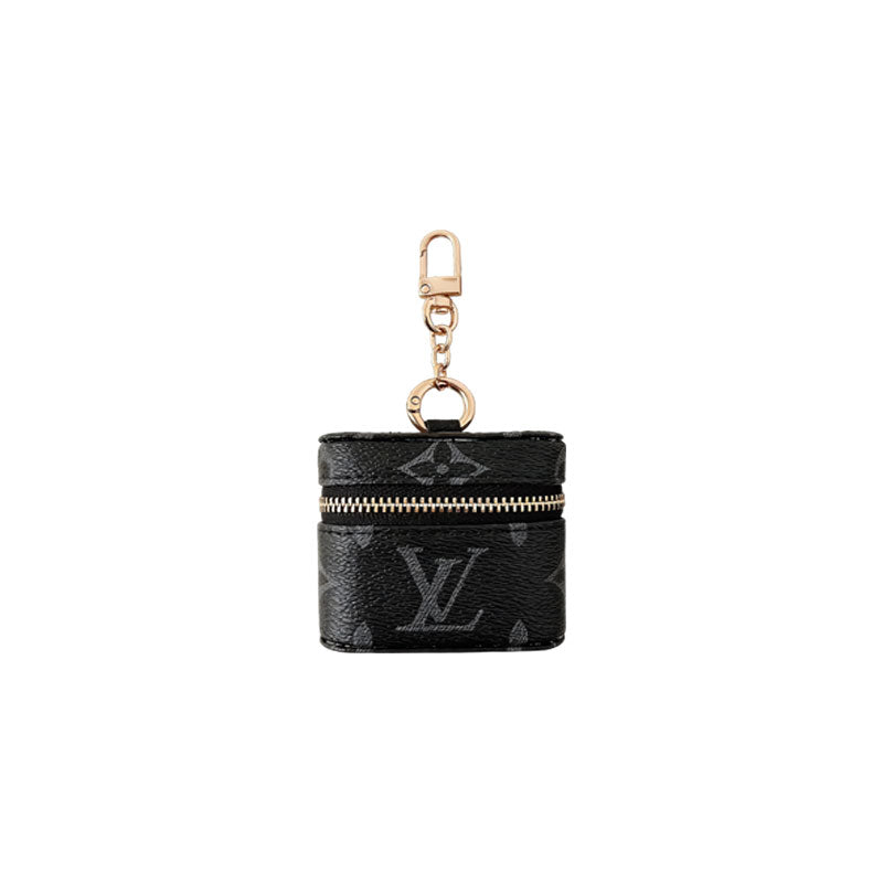 Premium Leather Monogram AirPods Cases