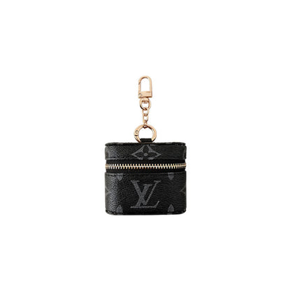 Premium Leather Monogram AirPods Cases