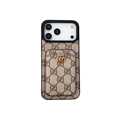 Luxury Magnetic Cardholder Signature Case - iPhone 12-18 Pro & Pro Max