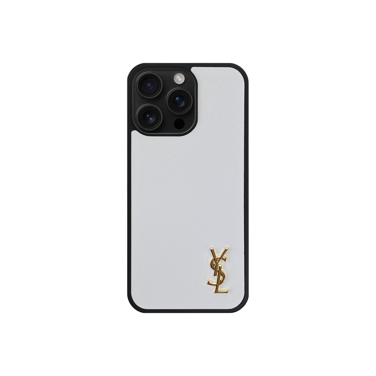 Luxury Phone Case with Gold Logo for iPhone 12-18 Pro & Pro Max
