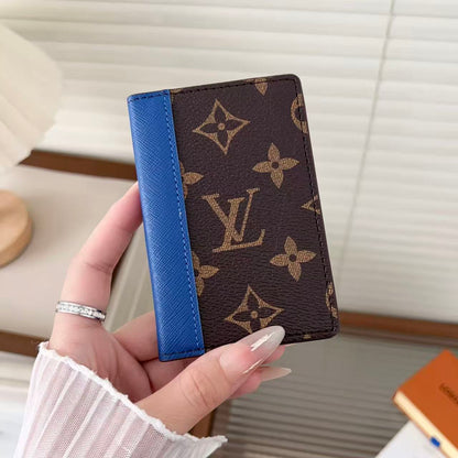 Lv luxury Leather Card Holder - Premium Credit Card Wallet