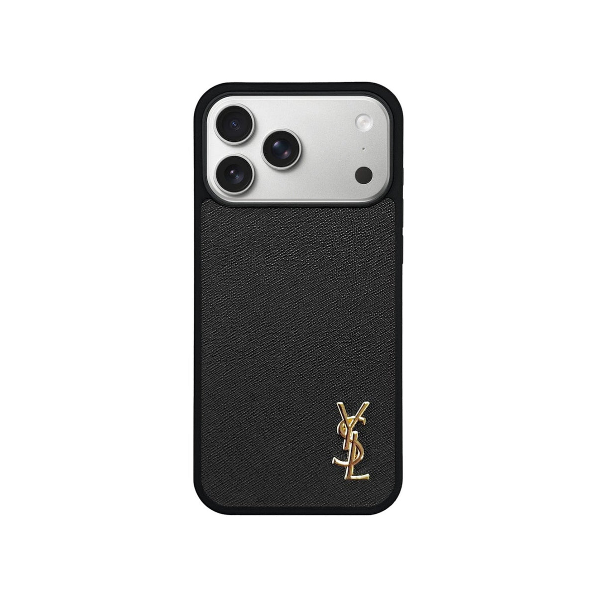 Luxury Phone Case with Gold Logo for iPhone 12-18 Pro & Pro Max