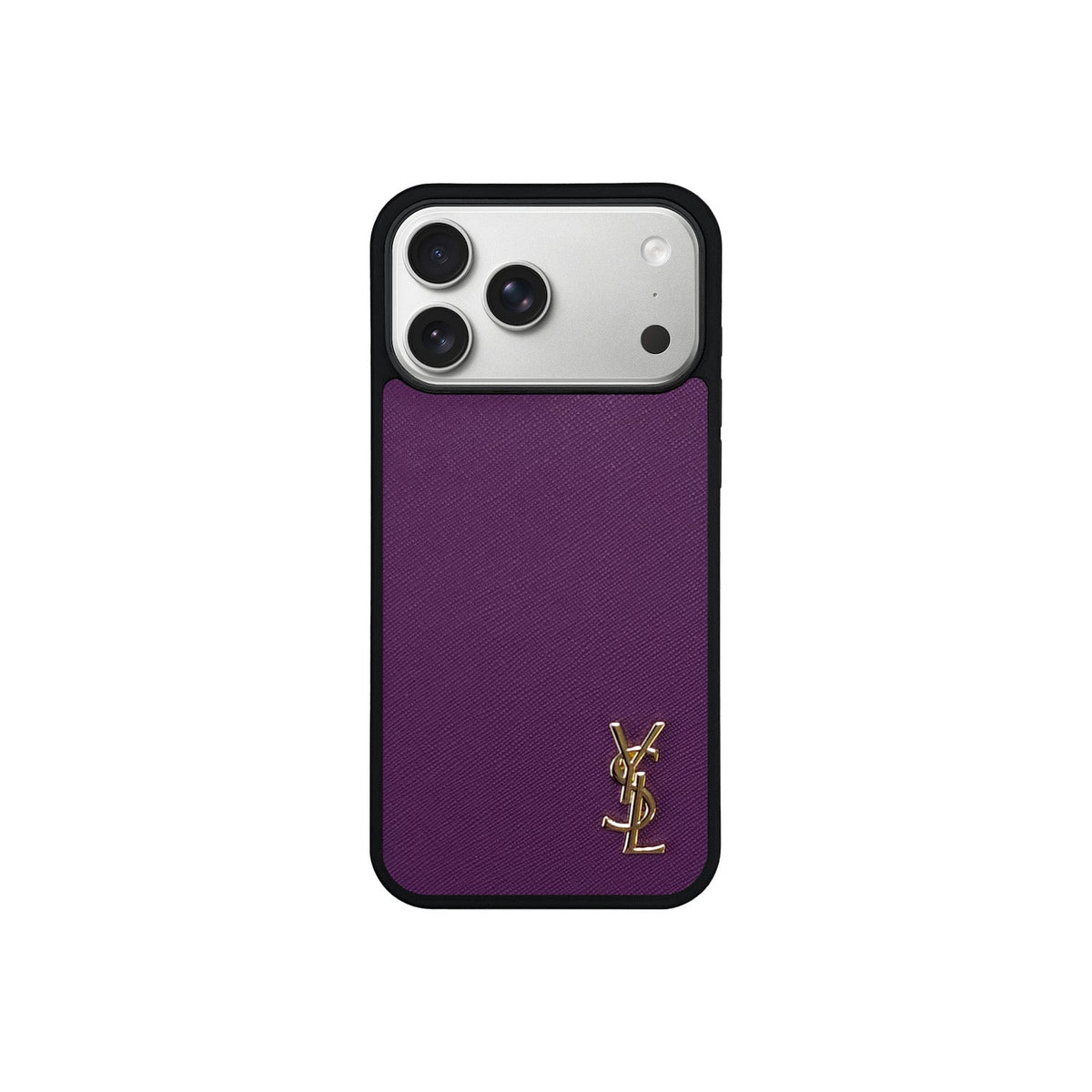 Luxury Phone Case with Gold Logo for iPhone 12-18 Pro & Pro Max