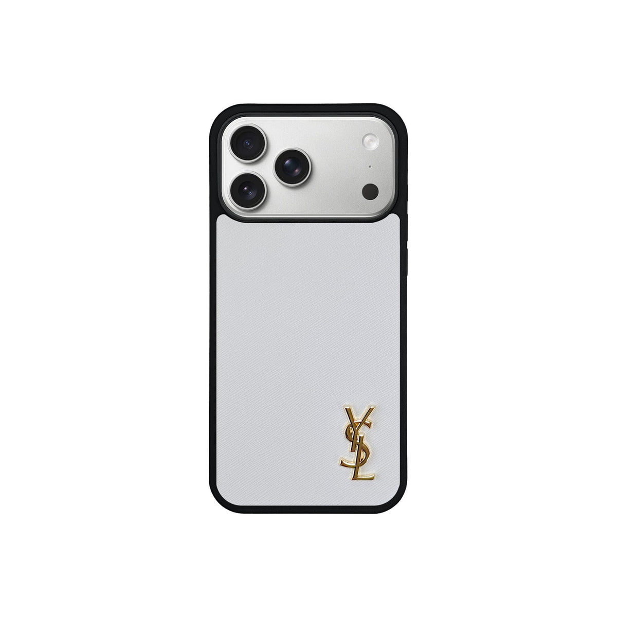 Luxury Phone Case with Gold Logo for iPhone 12-18 Pro & Pro Max