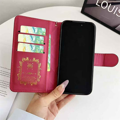 Premium Louis Vuitton Leather Wallet Leather Crossbody Bag Apple for iPhone 12-18 Pro & Pro Max