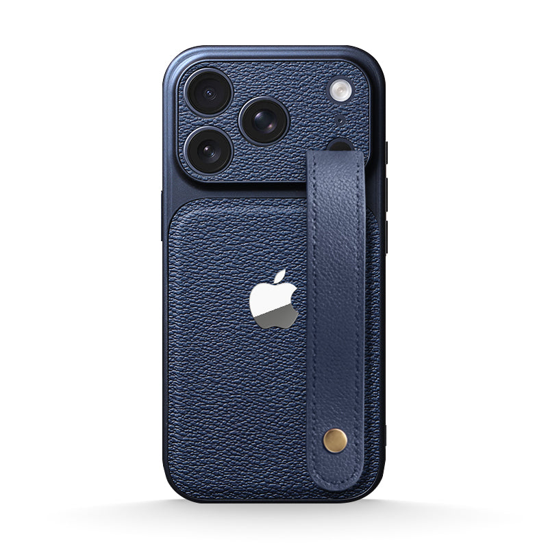 Leather Wristband Case for iPhone 13-17 Series