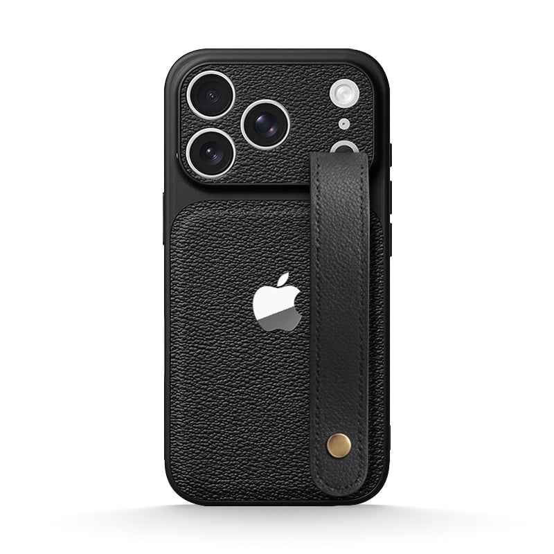 Leather Wristband Case for iPhone 13-17 Series