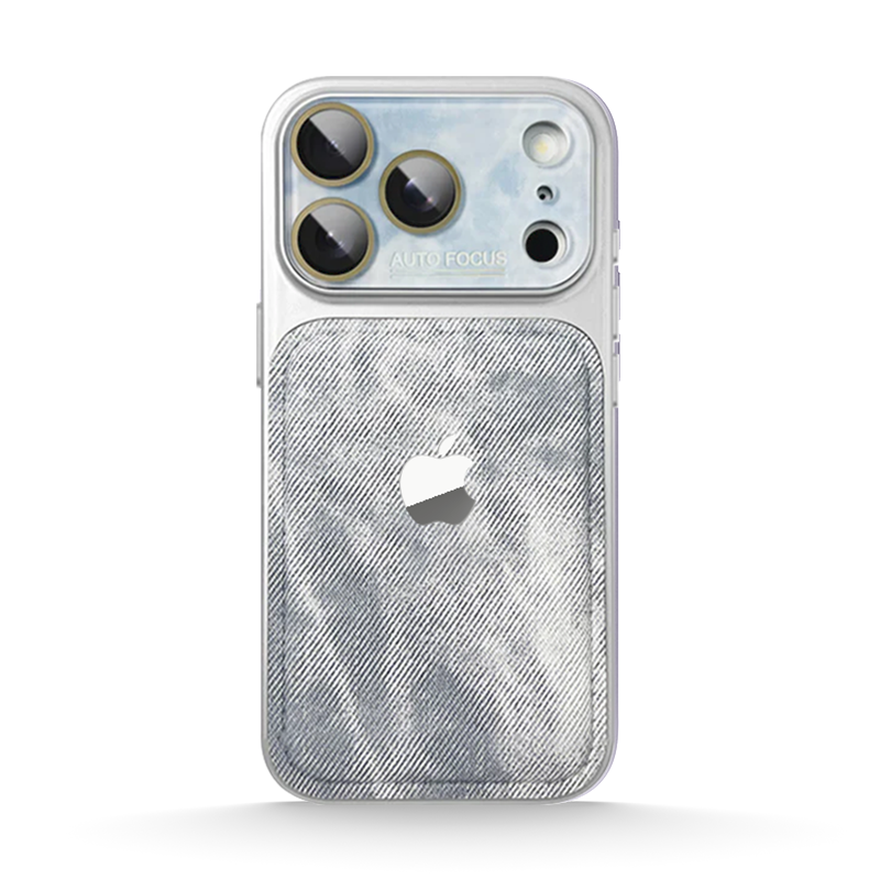 Denim Textured Case for iPhone 14-17 Series
