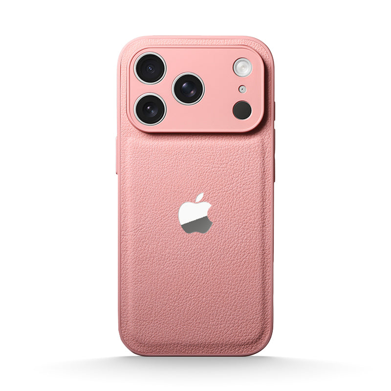 Lychee Grain Leather Case for iPhone 12-17 Series