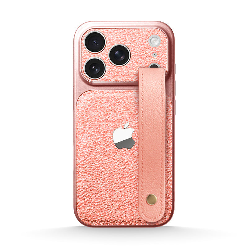 Leather Wristband Case for iPhone 13-17 Series