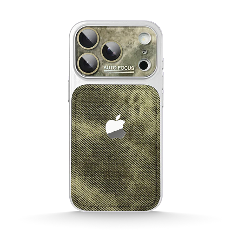 Denim Textured Case for iPhone 14-17 Series