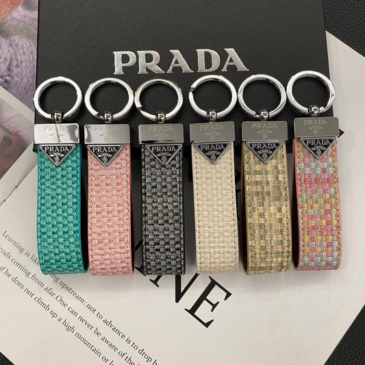Prada Leather Key Chain theroxymob