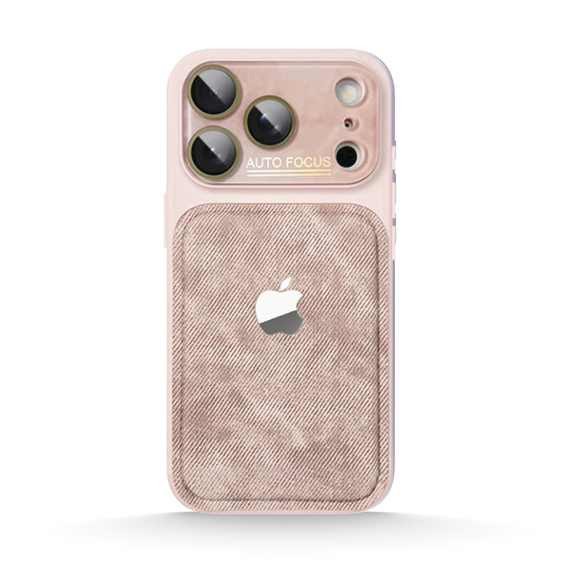Denim Textured Case for iPhone 14-17 Series