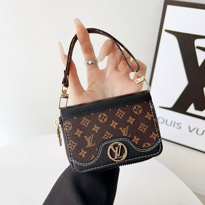 Mini Handbag Zip Wallet Gucci Card Holder Leather Coin Purse Roxy New