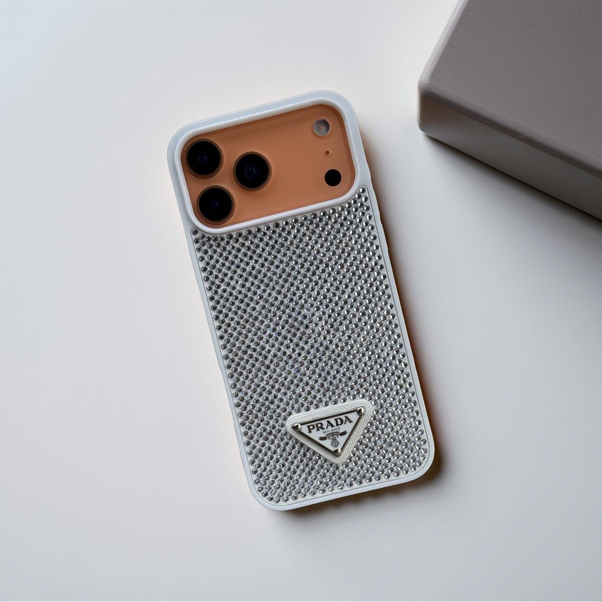 Haute Crystal Embellished Phone Case For iPhone 13-17