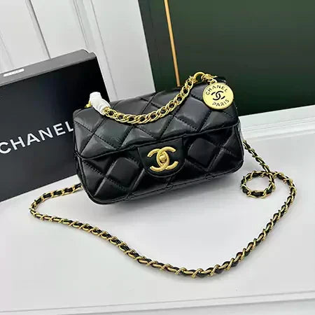 Classic Quilted Bag – Gold-Tone Paris Edition