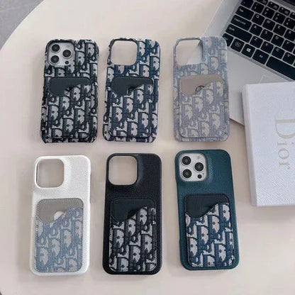 Dior Luxury iPhone Case Card Slot Roxy New 2