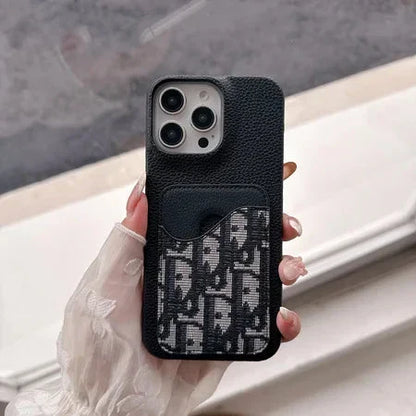 Dior Luxury iPhone Case Card Slot Roxy New 2