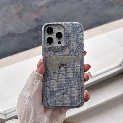 Dior Luxury iPhone Case Card Slot Roxy New 2