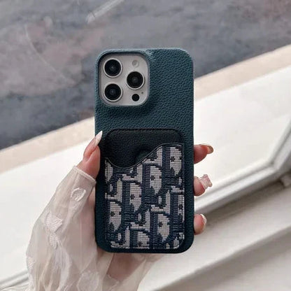 Dior Luxury iPhone Case Card Slot Roxy New 2