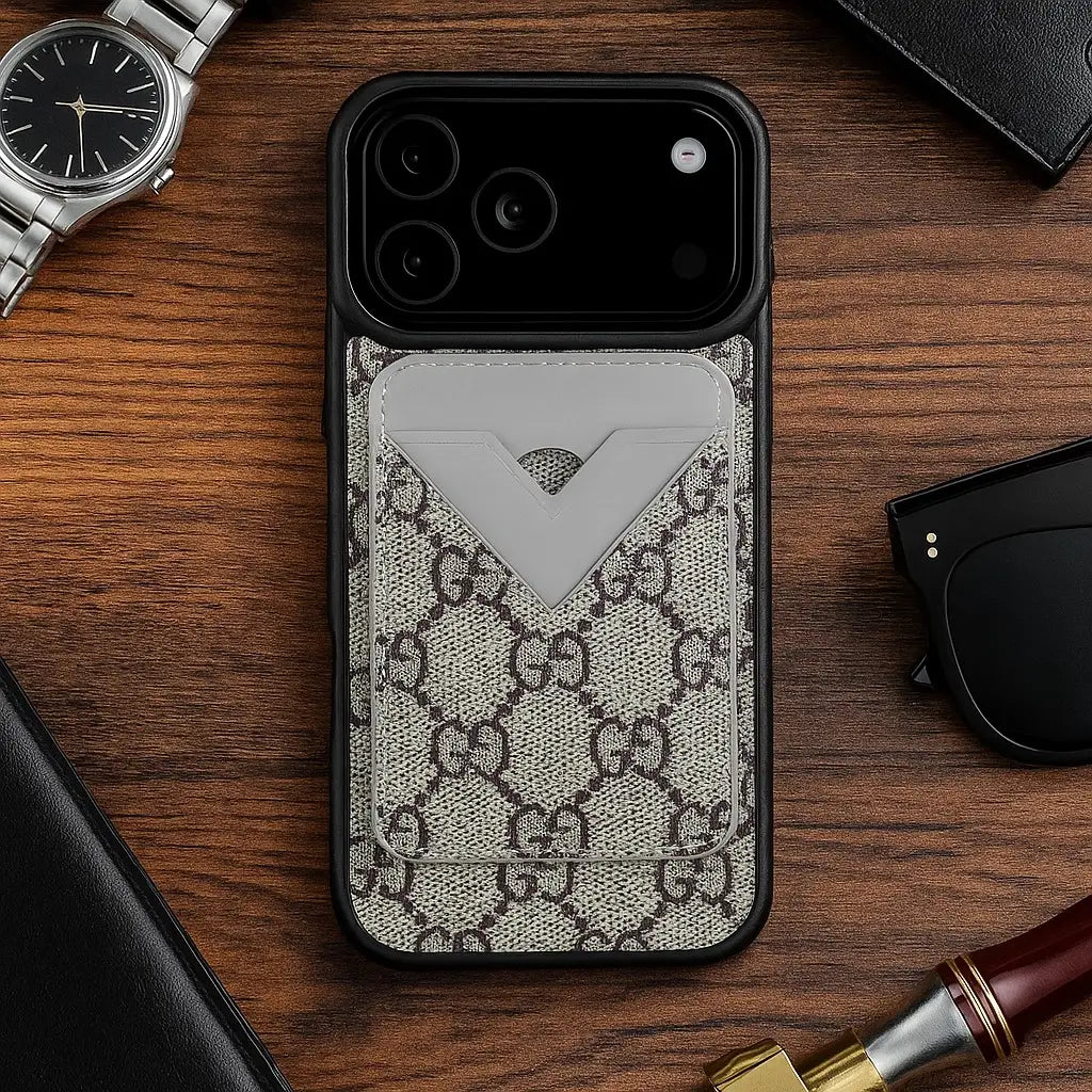 Luxe Louis Vuitton Leather Case For iPhone 12-18 Pro & Pro Max
