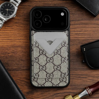 Luxe Louis Vuitton Leather Case For iPhone 12-18 Pro & Pro Max