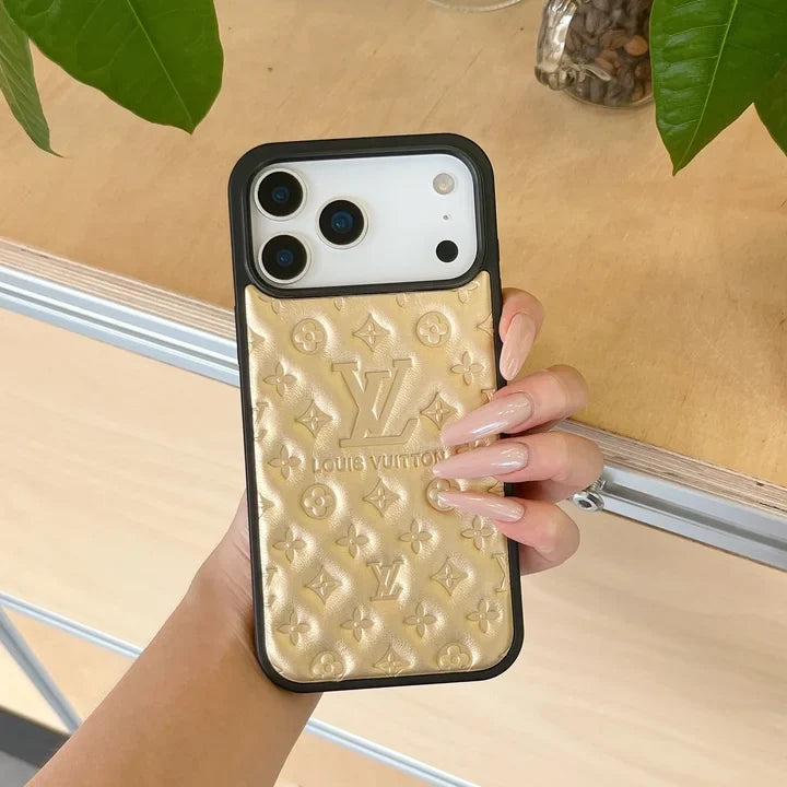 Luxury Louis V Phone Case For iPhone 12-18 Pro & Pro Max
