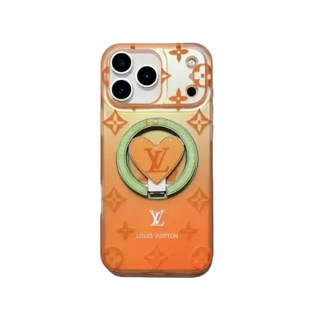 Louis Vuitton Colorful Heart Magnetic Holder For iPhone 13-18 Pro & Pro Max