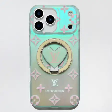 Louis Vuitton Colorful Heart Magnetic Holder For iPhone 13-18 Pro & Pro Max