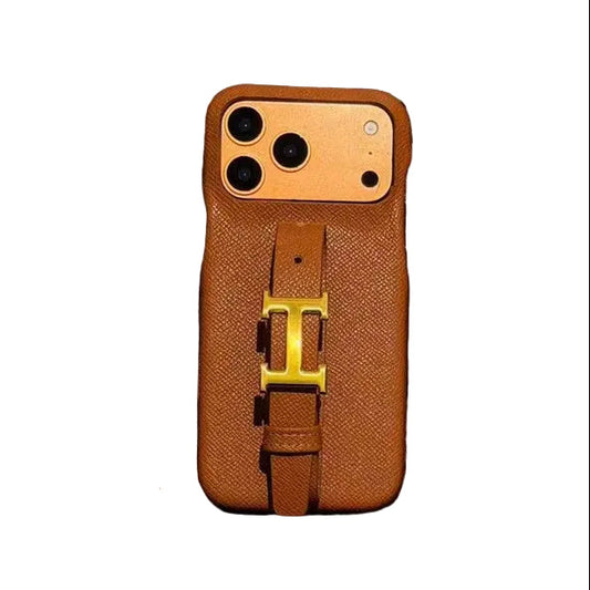 Designer Strap Buckle Luxury Case - iPhone 12-18 Pro & Pro Max