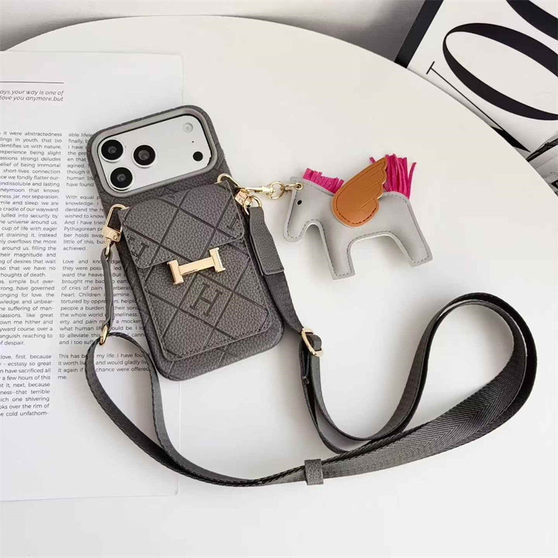 Luxury Crossbody Mini Bag Case with Charms - iPhone 12-18 Pro & Pro Max