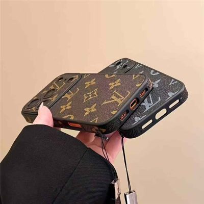 Louis Vuitton Phone Monogram Case with Strap For iPhone 12-18 Pro & Pro Max