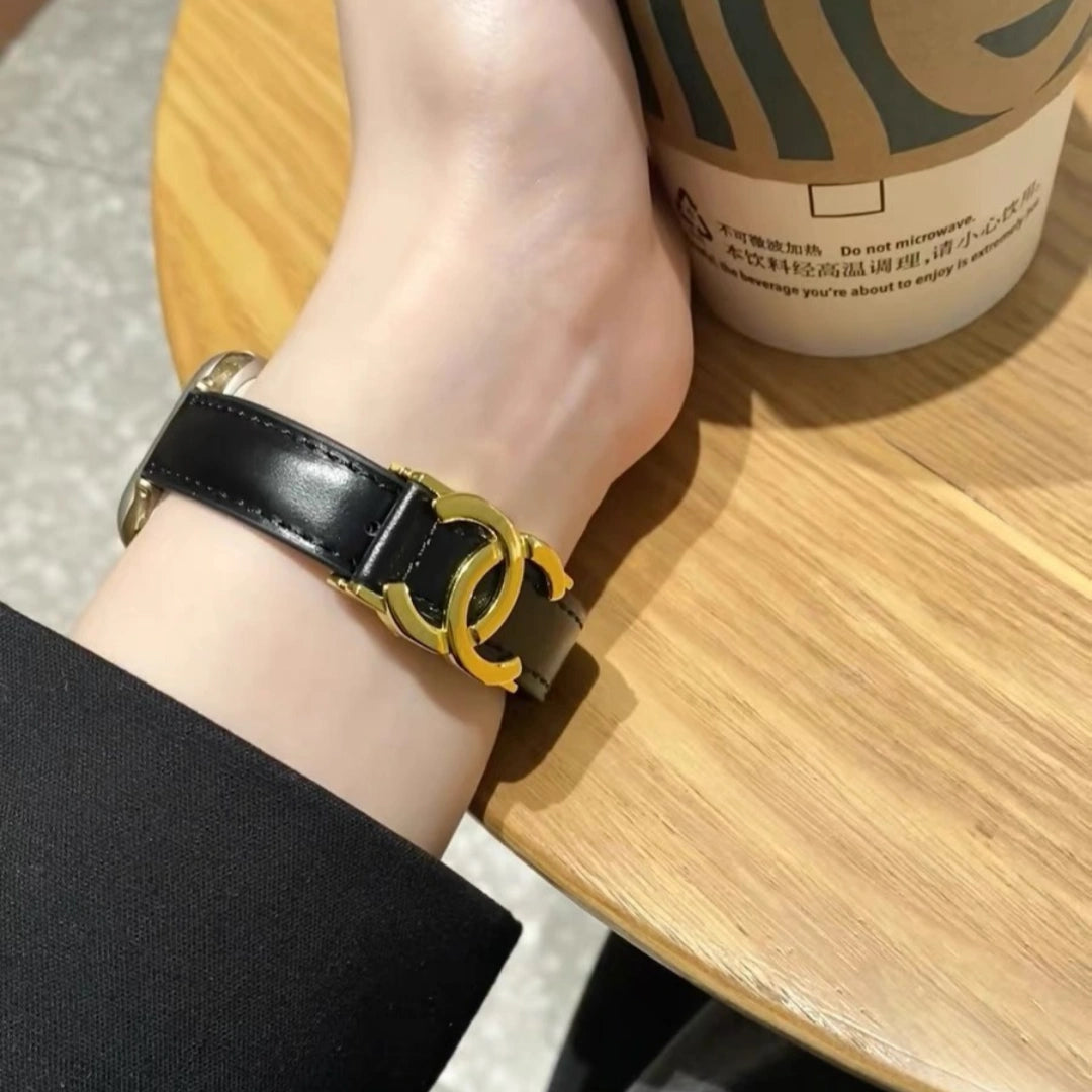 Double-C Leather Strap Roxy New 2
