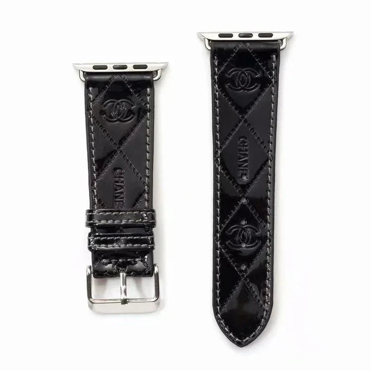 GLOSSY LEATHER APPLE WATCH BAND Roxy New