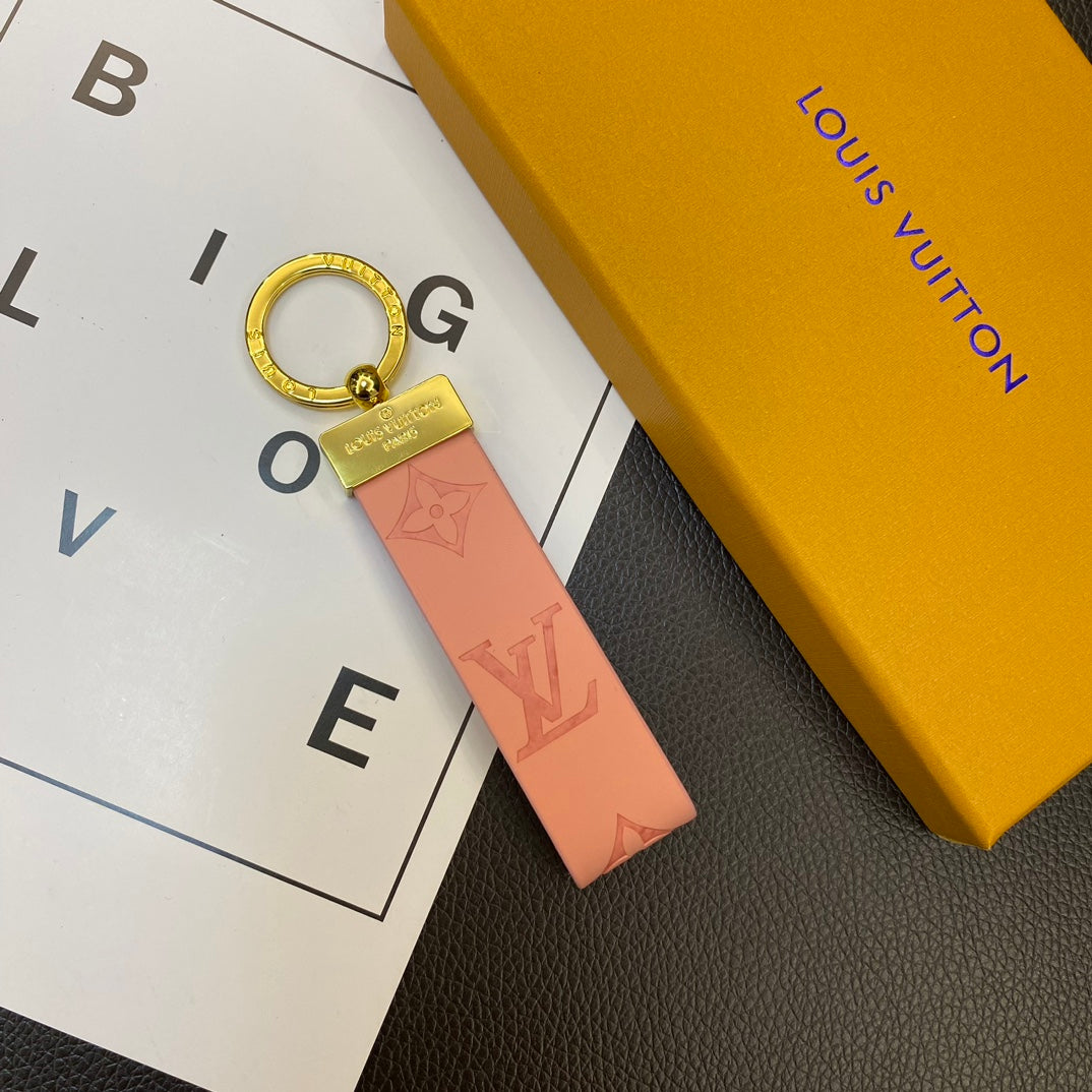 Louis Vuitton Leather Key Chain theroxymob