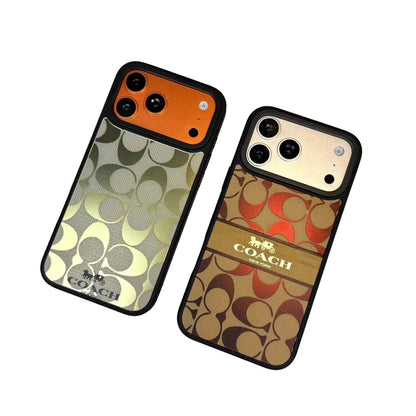 Luxury Signature Monogram Fabric iPhone Case – Luxury Design Phone Cover