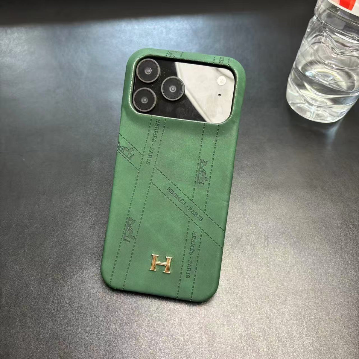 Minimalist Luxury Logo Case - iPhone 12-18 Pro & Pro Max