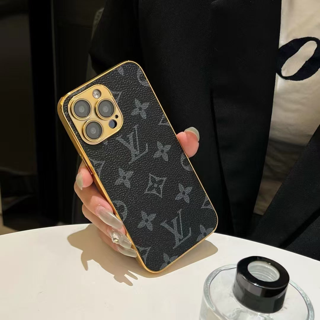 NEW DESIGN SOFT LUXURY IPHONE CASE WITH GOLDEN BORDER Roxy New 2
