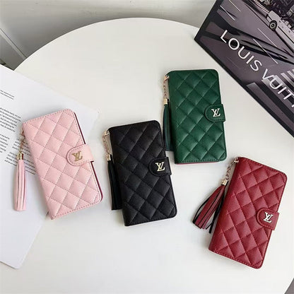 Premium Louis Vuitton Leather Wallet Leather Crossbody Bag Apple for iPhone 12-18 Pro & Pro Max
